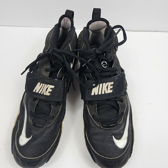 Nike Merciless Shark Black White Football Cleats Shoes 349035-011 Men's Size 8 - Picture 6 of 8